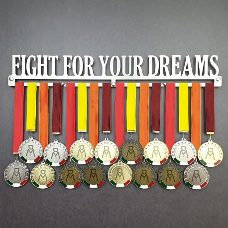 MEDALdisplay FIGHT FOR YOUR DREAMS